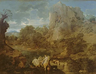 Landschap met Hercules en Cacus, c.1656