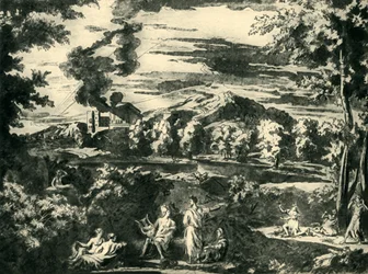 Landschap met Orpheus en Eurydice