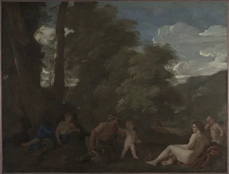 Nimfen en een Sater (Amor Vincit Omnia)