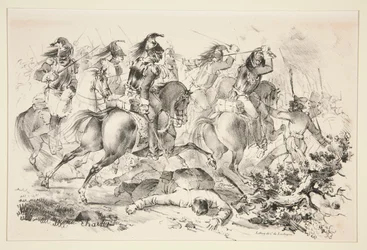 Cuirassiers Aanvallend