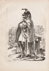 Militaire Kostuums: Cavalerist, 1814-1818