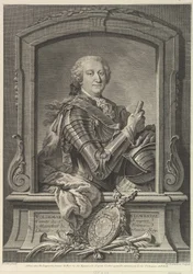 Portret van Maarschalk de Lowendal