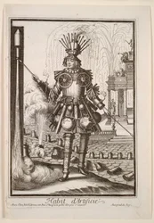 Fantasiekostuums: Kostuum van de Vuurwerkmaker, ca. 1690