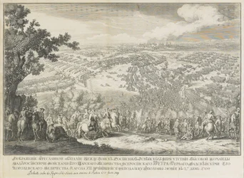 De Slag bij Poltava op 27 juni 1709