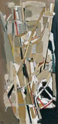 Grijze compositie
