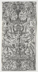 Ornamentpaneel met een Vogelkooi