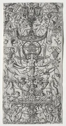 Ornamentpaneel met een vogelkooi, ca. 1500-1512