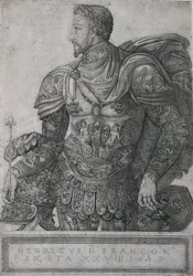Hendrik II, koning van Frankrijk, op 28-jarige leeftijd