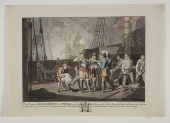 Christian IV in de zeeslag bij Femern, 1644