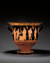 Attische roodfigurige klok-krater, ca. 420-400 v.Chr.