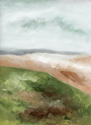 Abstract kustlandschap