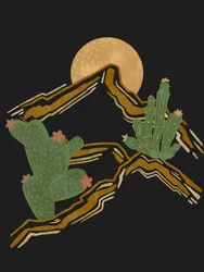 Woestijnmaan-gebergte