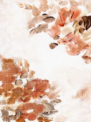 Aardse, abstracte bloemen