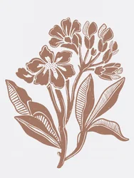 Rustieke bloemenillustratie