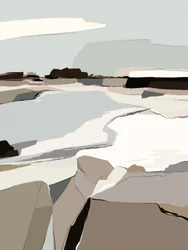 Rustig abstract landschap