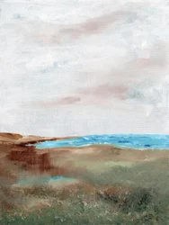 Rustig strandlandschap