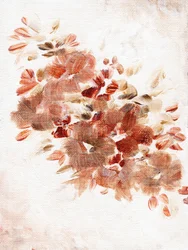 Warme abstracte bloemen