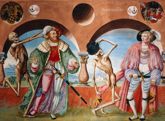 Dood, Hertog en Graaf uit de Dans van de Dood-cyclus door Albrecht Kauw