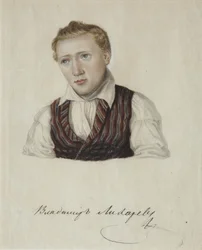 Portret van de Decembrist Vladimir Nikolayevich Likharev