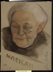 Portret van Clara Zetkin