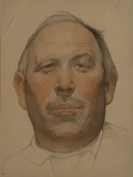 Portret van Demyan Bedny 1883-1945, jaren 1920