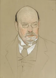 Portret van de schilder Ilya Ostroukhov, 1923