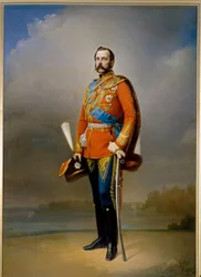 Portret van keizer Alexander II van Rusland (1818-1881)
