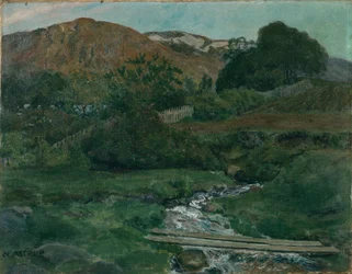 Heldere nacht in Jolster, ca. 1907