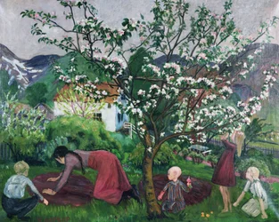 In de tuin, c.1914-15