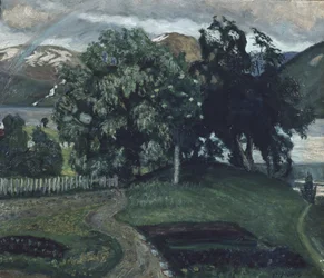 De pastorie tuin, vóór 1911