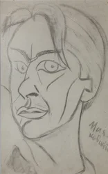 Dichter Vladimir Mayakovsky 1893-1930, 1913