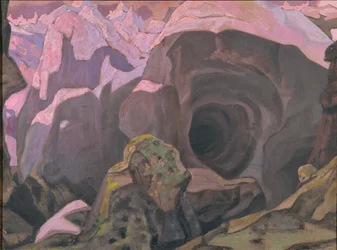 Rondane. Toneelontwerp voor het toneelstuk Peer Gynt door H. Ibsen, 1911