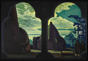 Decorontwerp voor de opera Tristan en Isolde door R. Wagner, 1912
