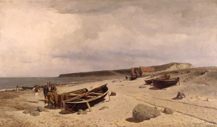 Deel van strand van Jæren