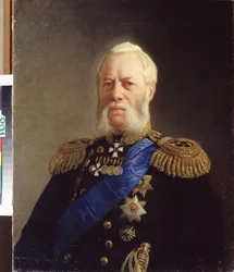 Portret van admiraal Alexander Panfilov