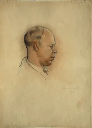 Portret van de componist Sergei Prokofiev (1891-1953)