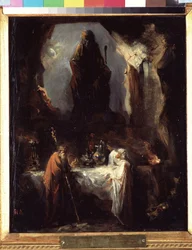 De profeet Daniël vertelt Nebukadnezar Gods interpretatie