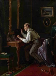 Aan de kaptafel, 1872