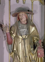 Het Isenheim altaarstuk, Sint Hiëronymus (detail van Sint Hiëronymus)