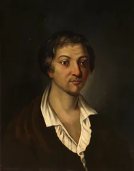 Portret van de dichter Ippolit Bogdanovich 1743-1803, 1854-1858
