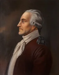 Portret van de dichter Yakov Knyazhnin 1742-1791, 1854-1858