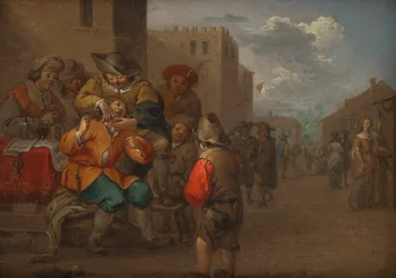 Tandarts op het dorpsplein