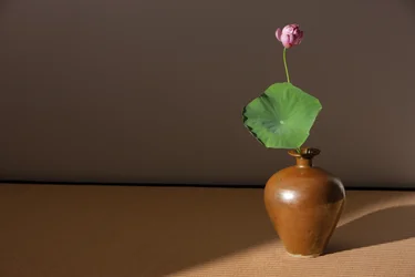 Persimmon-geglazuurde meiping