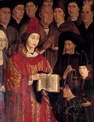 Polyptiek van Sint Vincent. Portret van Sint Vincent en Hendrik de Zeevaarder