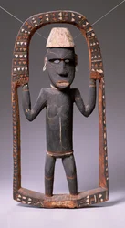 Beeld uit Kano Huis, Solomon Eilanden (hout)