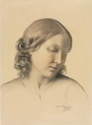 Portret van een jonge vrouw