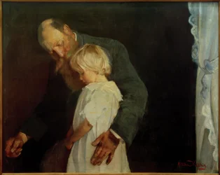 Arm klein meisje
