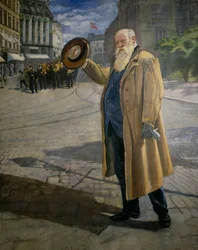 Christian Krohg bij Karl Johan
