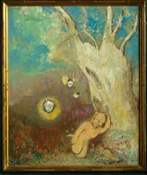 Calibans slaap (schilderij op hout)