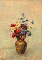 Bloemen in een Vaas, ca. 1910